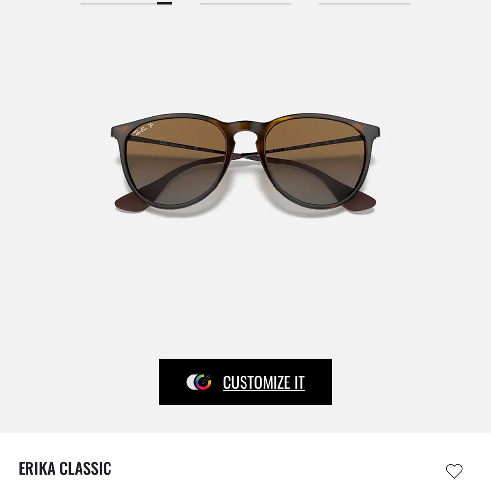 Ray Ban polarized Erika Classic sunglasses Havana tortoise